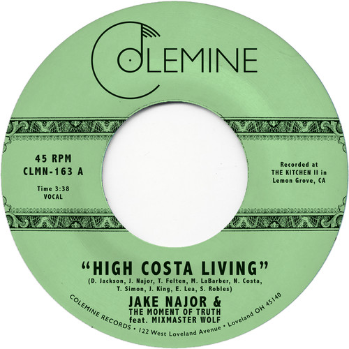 Jake Najor Feat Mixmaster Wolf - High Costa Living / Grab A Soda vinyl record cover