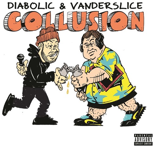 Diabolic / Vanderslice - Collusion vinyl record cover