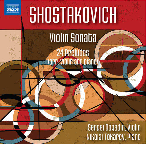 Shostakovich / Dogadin / Tokarev - Violin Sonata 134 vinyl record cover