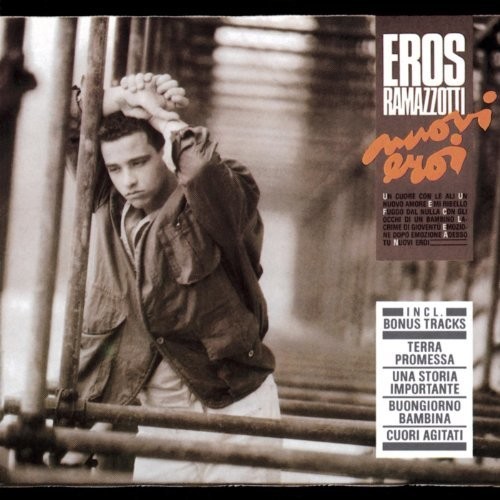 Eros Ramazzotti - Nuovi Eroi (Can) vinyl record cover
