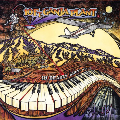 10 Ft. Ganja Plant - 10 Deadly Shots, Vol. II vinyl record cover