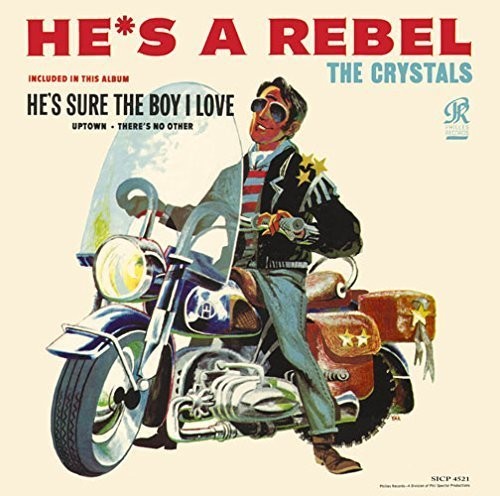 Crystals - He's A Rebel vinyl record cover