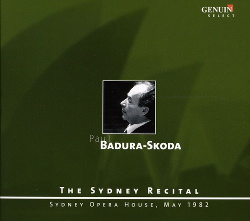 PAUL BADURA-SKODA - Sydney Recital: Sydney Opera House May 1982