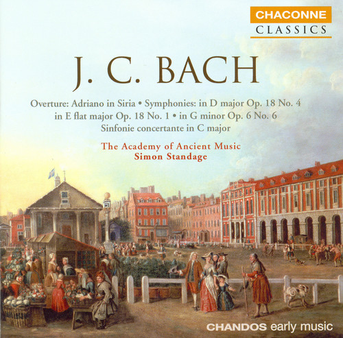 Simon Standage - Overture: Adriano in Siria / Symphonies 1 4 & 6