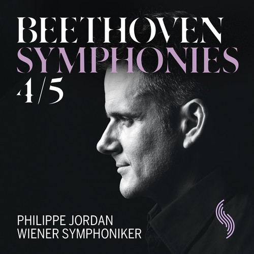 Beethoven / Jordan - Symphonies 4 & 5 vinyl record cover