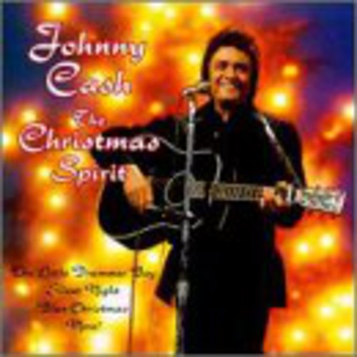 Johnny Cash - Christmas Spirit vinyl record cover
