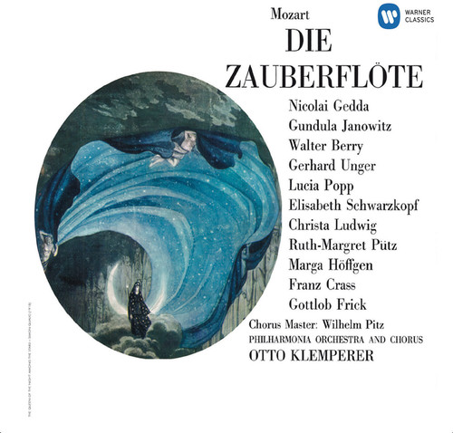 Mozart / Otto Klemperer - Mozart: Die Zauberflote vinyl record cover