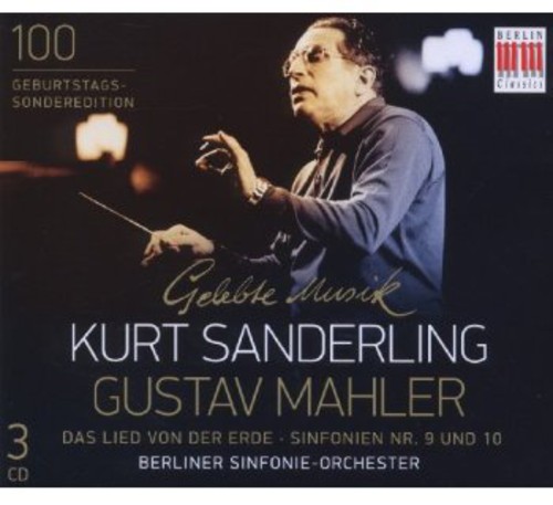 Mahler / Berlin So / Schreier / Sanderling - Symphonies 9 & 10 vinyl record cover