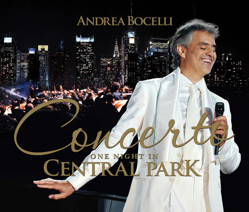 Andrea Bocelli - Concerto One Night In Central Park (W/Dvd) vinyl record cover
