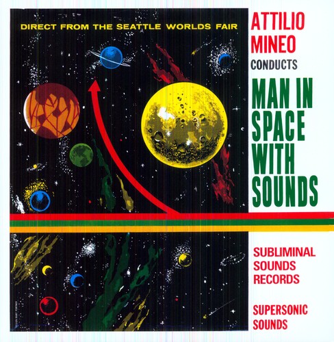 Attilio Mineo - Man In Space With Sounds vinyl record cover