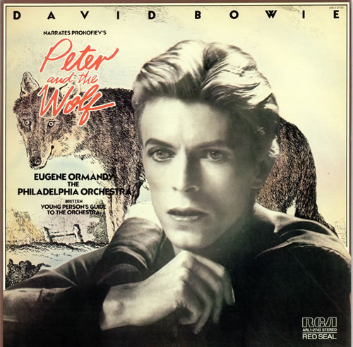 David Bowie - Peter & The Wolf vinyl record cover