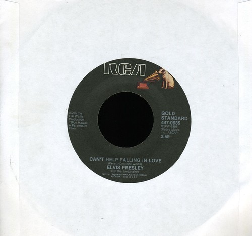 Elvis Presley - Can't Help Falling in Love vinyl record cover