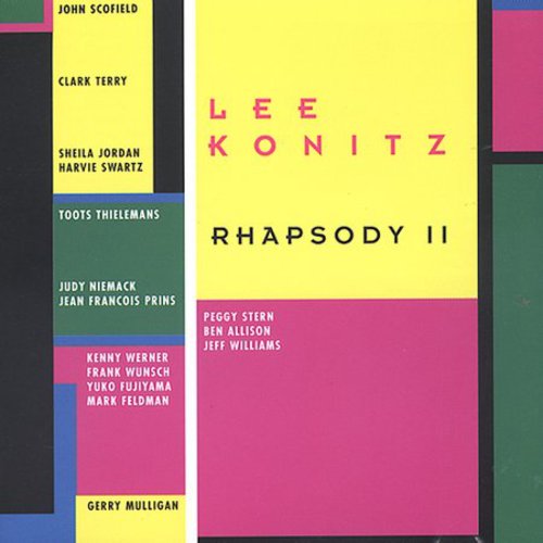 Lee Konitz - Rhapsody 2 vinyl record cover