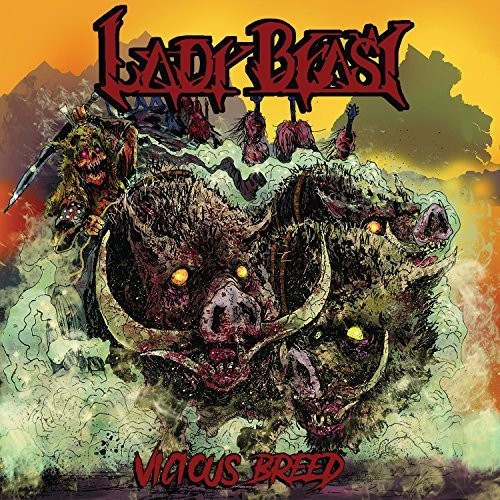 Lady Beast - Vicious Breed vinyl record cover