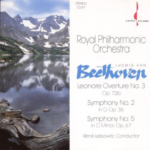 L.V. Beethoven - Symphonies 2 & 5 vinyl record cover