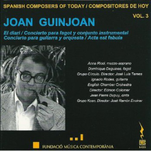 Anna Ricci - José Luis Temes - Edmon Colomer - Spanish Composers Of Today Vol. 3 - Joan Guinjoan