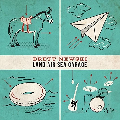 Newski, Brett - Land Air Sea Garage vinyl record cover