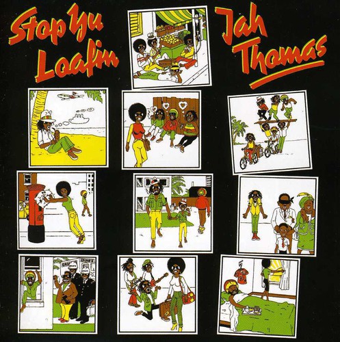 Jah Thomas - Stop Yu Loafin vinyl record cover
