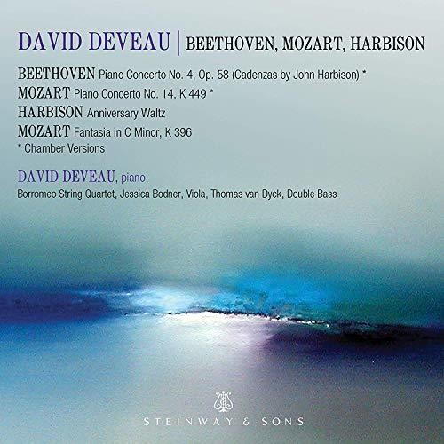 Mozart / Deveau - David Deveau Plays Beethoven & Mozart vinyl record cover
