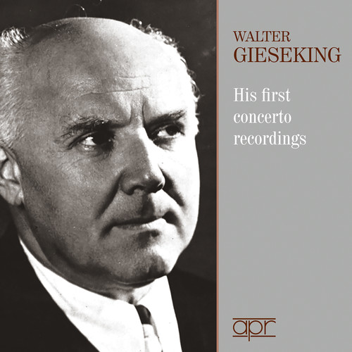 J Bach S / Gieseking - His First Concerto Recordings vinyl record cover