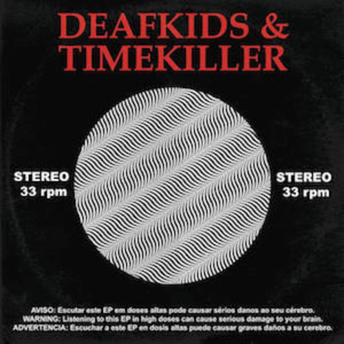 Deafkids / Timekiller - Split vinyl record cover