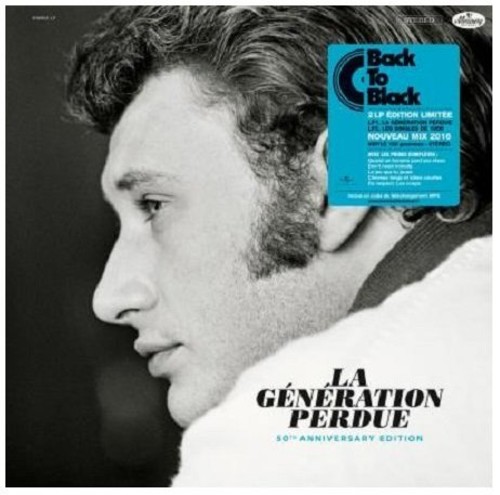 Johnny Hallyday - La Generation Perdue vinyl record cover