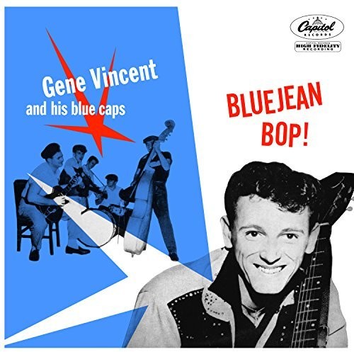 Gene Vincent & His Blue Caps - Blue Jean Bop vinyl record cover