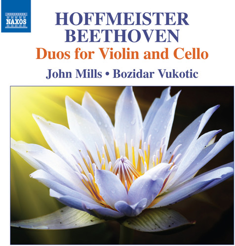 Beethoven / John Mills / Vukotuc,Bozidar - Duos for Violin & Cello vinyl record cover