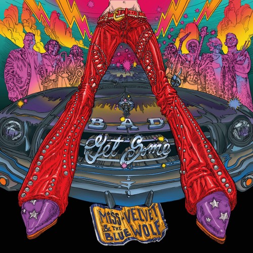 Miss Velvet / Blue Wolf - Bad Get Some vinyl record cover