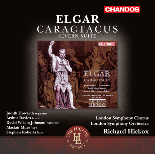 Elgar / Howarth / Davies - Elgar: Caractacus vinyl record cover