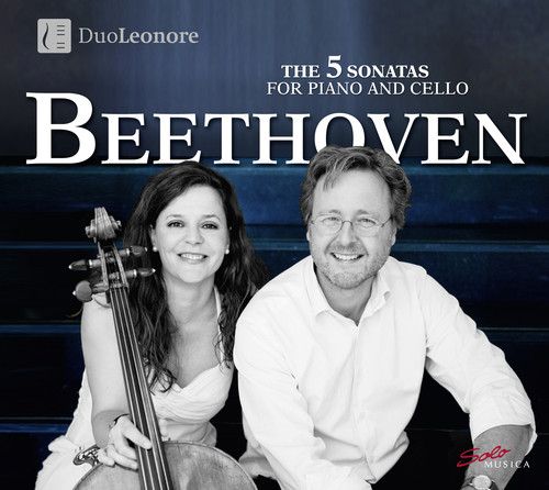 Beethoven - 5 Sons for Cello & Piano vinyl record cover