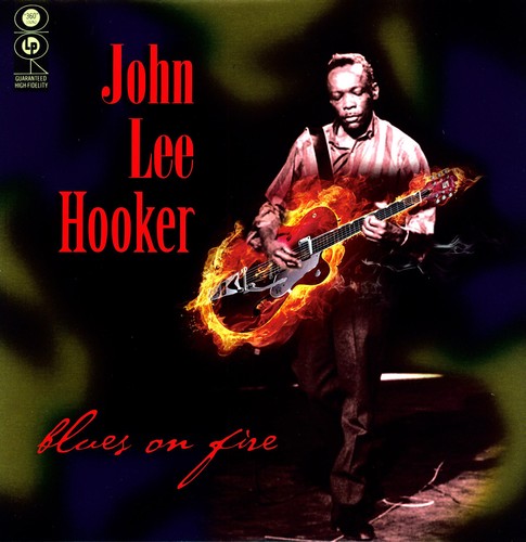 John Lee Hooker - Blues on Fire vinyl record cover
