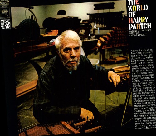 Harry Partch - World Of Harry Partch vinyl record cover