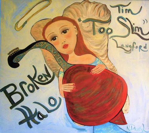 Tim Langford Too Slim - Broken Halo vinyl record cover