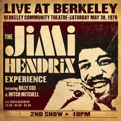 Jimi Hendrix - Jimi Hendrix Experience Live at Berkeley vinyl record cover