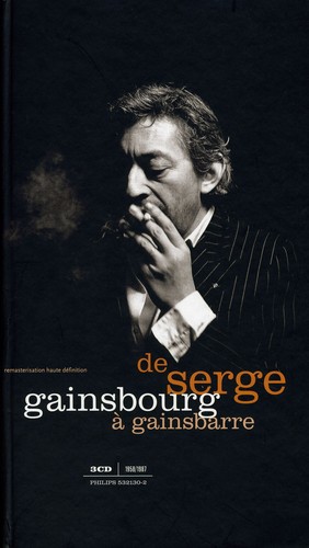 Serge Gainsbourg - De Gainsbourg A Gainsbarre vinyl record cover