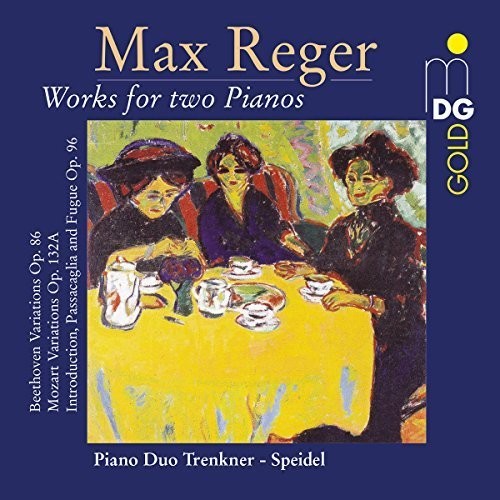 Reger / Trenkner / Speidel - Mozart Variations, Op. 132a; Beethoven Variations, Op. 86 vinyl record cover