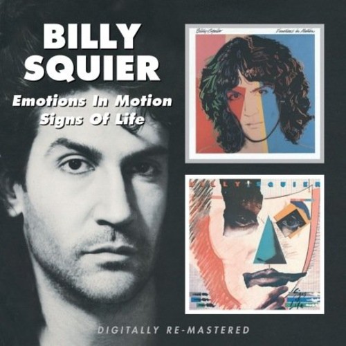 Billy Squier - Emotions In Motion/Signs Of Life vinyl record cover
