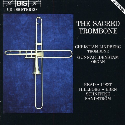CHRISTIAN LINDBERG - Sacred Trombone vinyl record cover