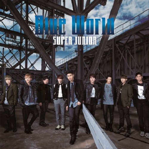 Super Junior - Blue World vinyl record cover