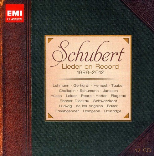 Schubert Lieder On Record 1898-2012 / Various - Schubert Lieder on Record 1898-2012 / Various vinyl record cover