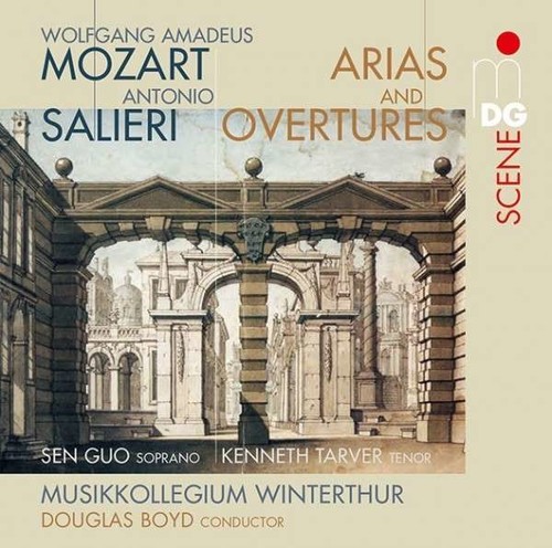 Mozart / Salieri / Musikkollegium Winterthur - Overtures & Arias vinyl record cover