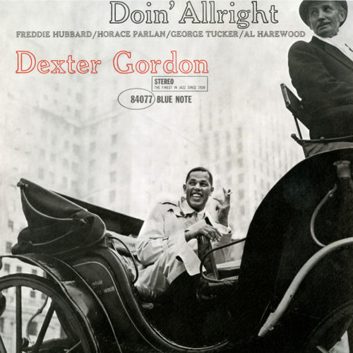 Dexter Gordon - Doin' Allright vinyl record cover