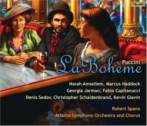 G Puccini - La Boheme vinyl record cover