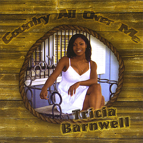 'Tricia Barnwell' - Country All Over Me vinyl record cover