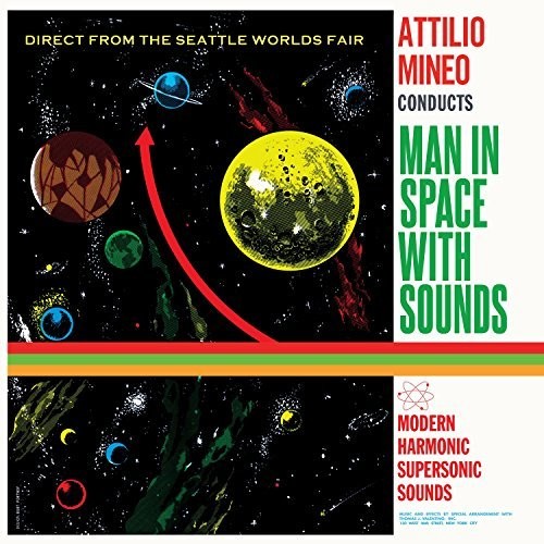 Attilio Mineo - Man In Space With Sounds vinyl record cover