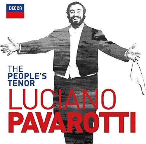 Luciano Pavarotti - People's Tenor vinyl record cover