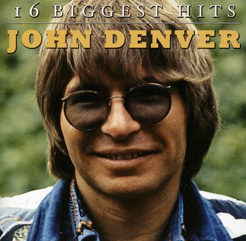John Denver - 16 Biggest Hits vinyl record cover