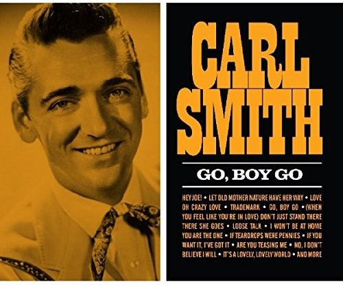 Carl Smith - Go Boy Go vinyl record cover