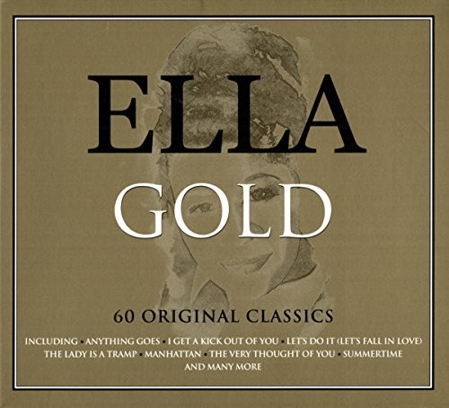 Ella Fitzgerald - Gold vinyl record cover